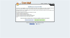 Desktop Screenshot of cronmail.fr