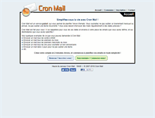 Tablet Screenshot of cronmail.fr