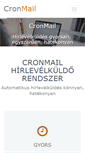 Mobile Screenshot of cronmail.hu