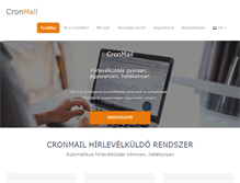 Tablet Screenshot of cronmail.hu